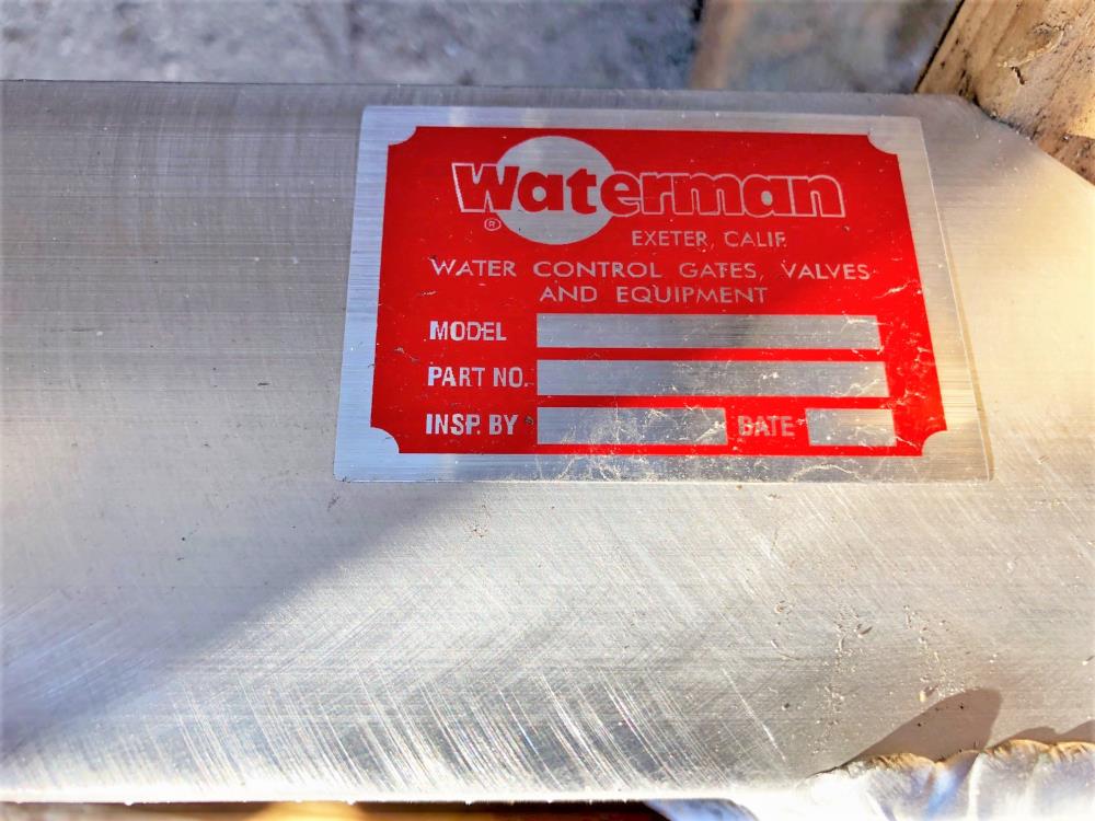 Waterman Seabreeze Culvert AC-31 Aluminum Canal Gate, 24" Flange